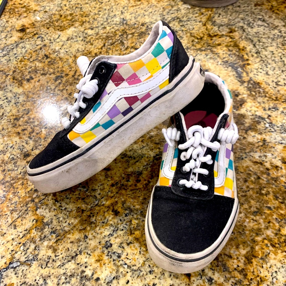 GUC Vans Rainbow 🌈🌈Checker Toddler 11